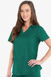 7459 V-NECK SHIRTTAIL TOP